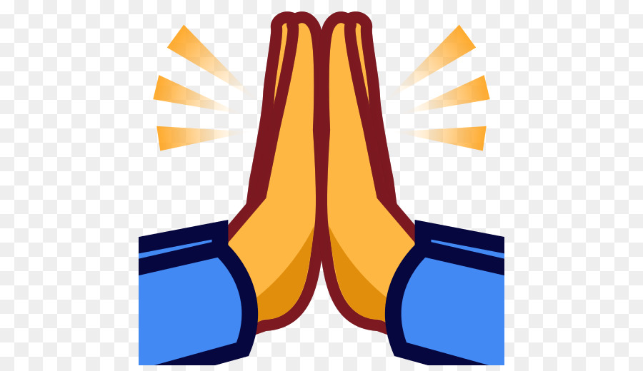 Praying Hands Emoji clipart.