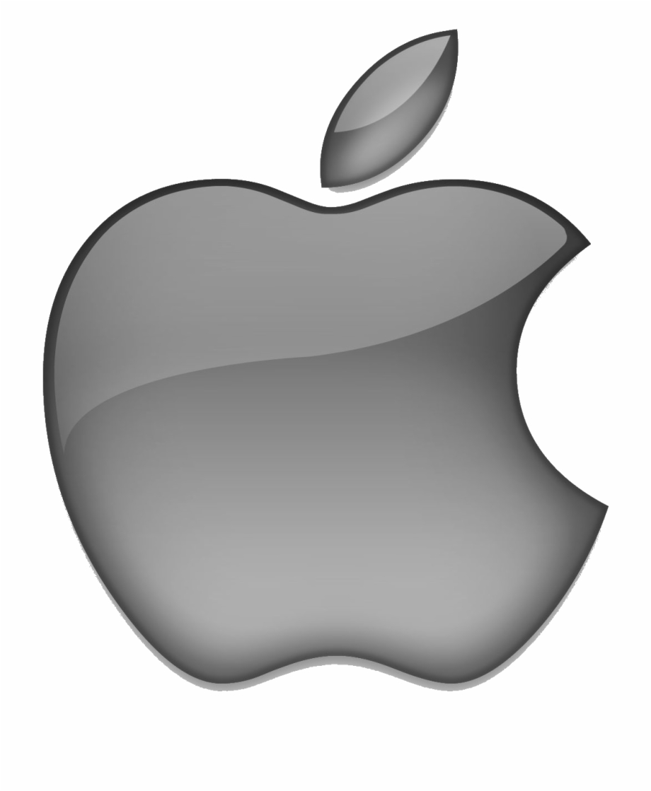 Silver Apple Logo Brand Logo Of Apple.