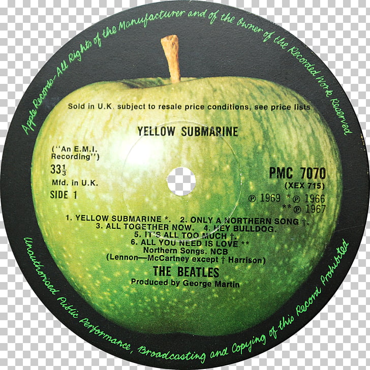 The Beatles Apple Records Yellow Submarine Music Phonograph.