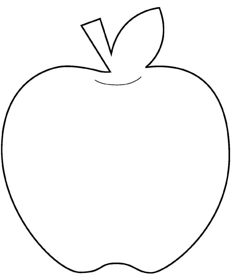 plain clip art apple