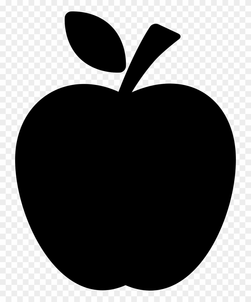 Silhouette Apple Svg File Include SVG PNG EPS DXF Free SVG Background Images