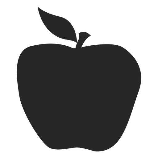 Apple icon silhouette.