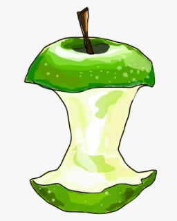 Free Apple Core Clip Art with No Background.