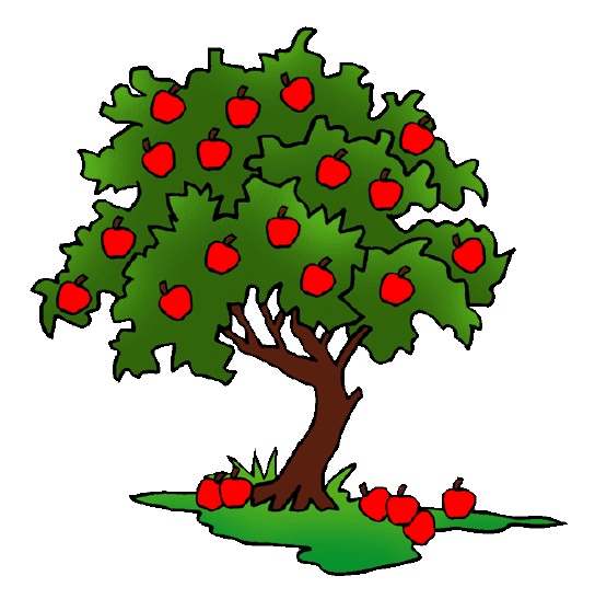 Apple Falling From Tree Clipart.
