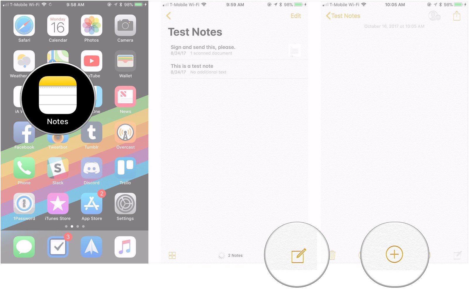 How to add photos, videos, scans, and sketches to Notes on iPhone.