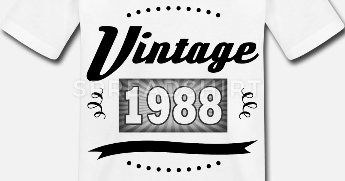 VINTAGE 1988 2.png Kids\' Premium T.
