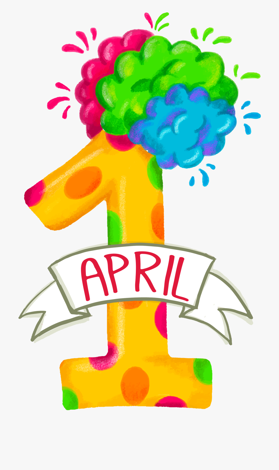 April Fools Day Png Stock Images.