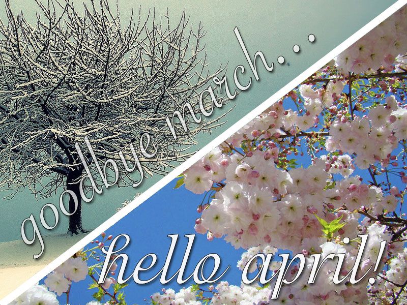 Colorfully » Free Facebook Covers » Goodbye March! Hello.