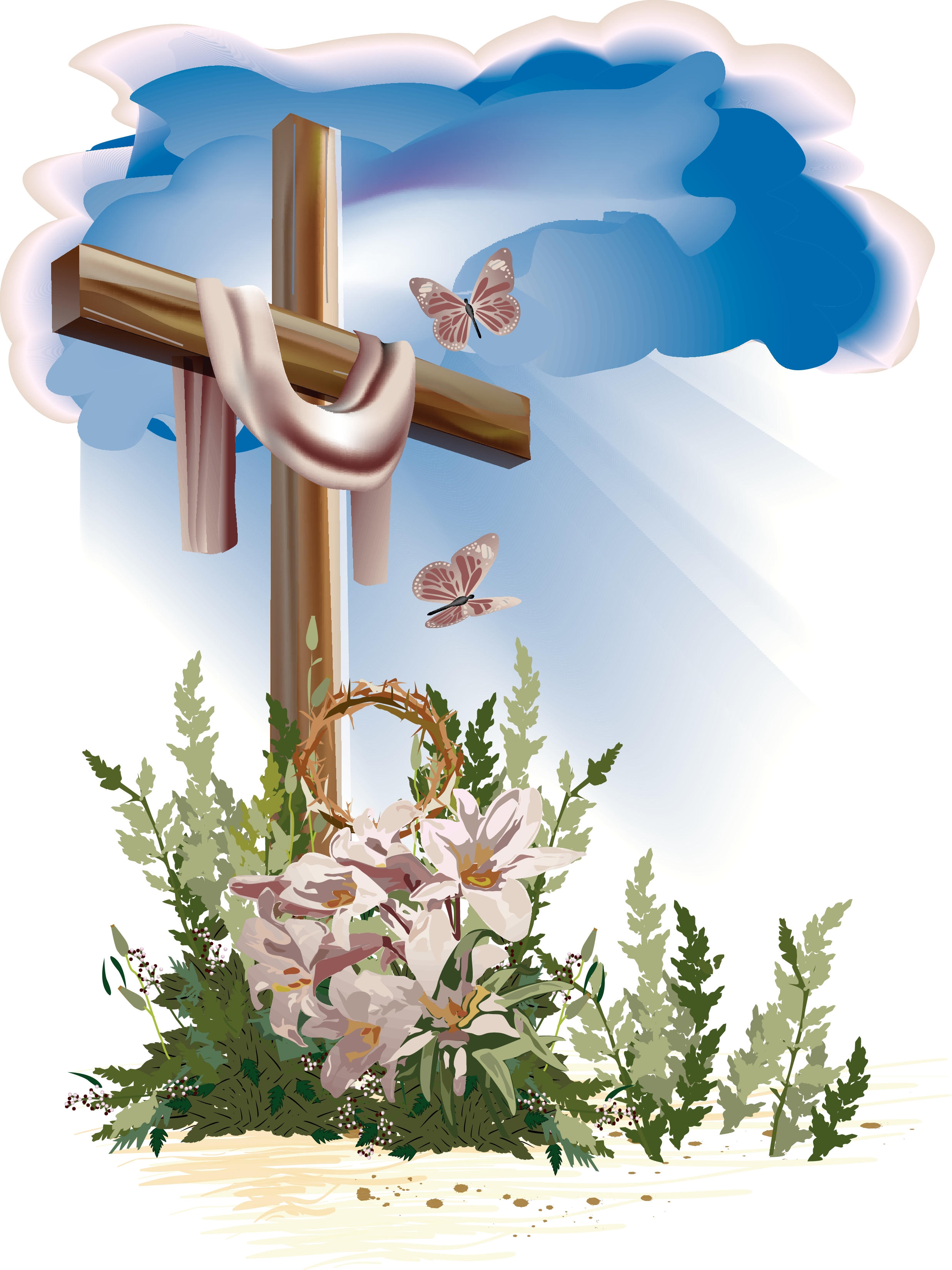 April cross clipart free Transparent pictures on F.