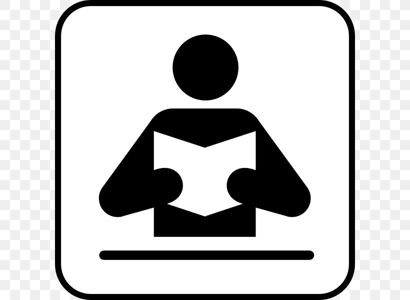 Reading Book Clip Art, PNG, 600x600px, Reading, Area, Black.