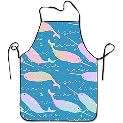 Amazon.com: Aprons Watercolor Narwhal Party Chef Kitchen.