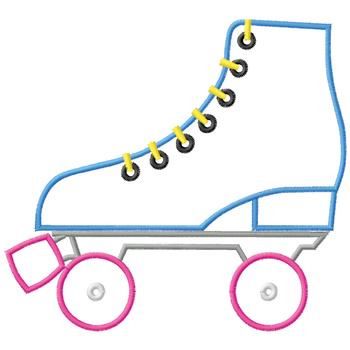 Roller Skate Clip Art Outline Clipart.