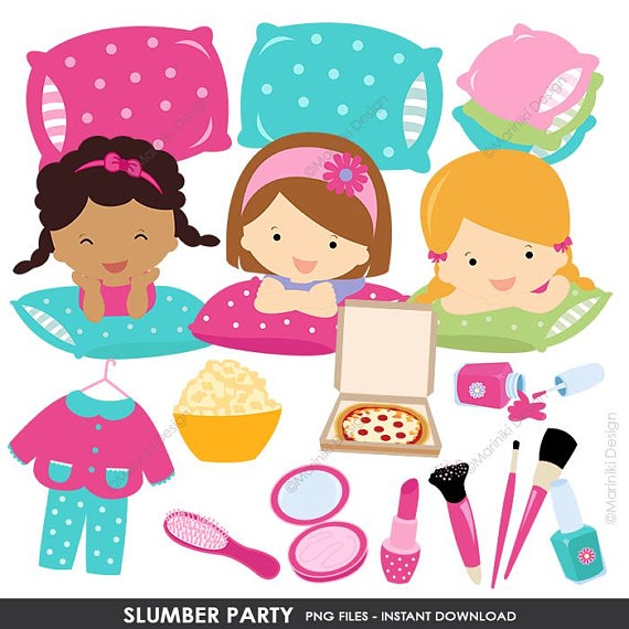 Adult slumber party clipart clipart images gallery for free.