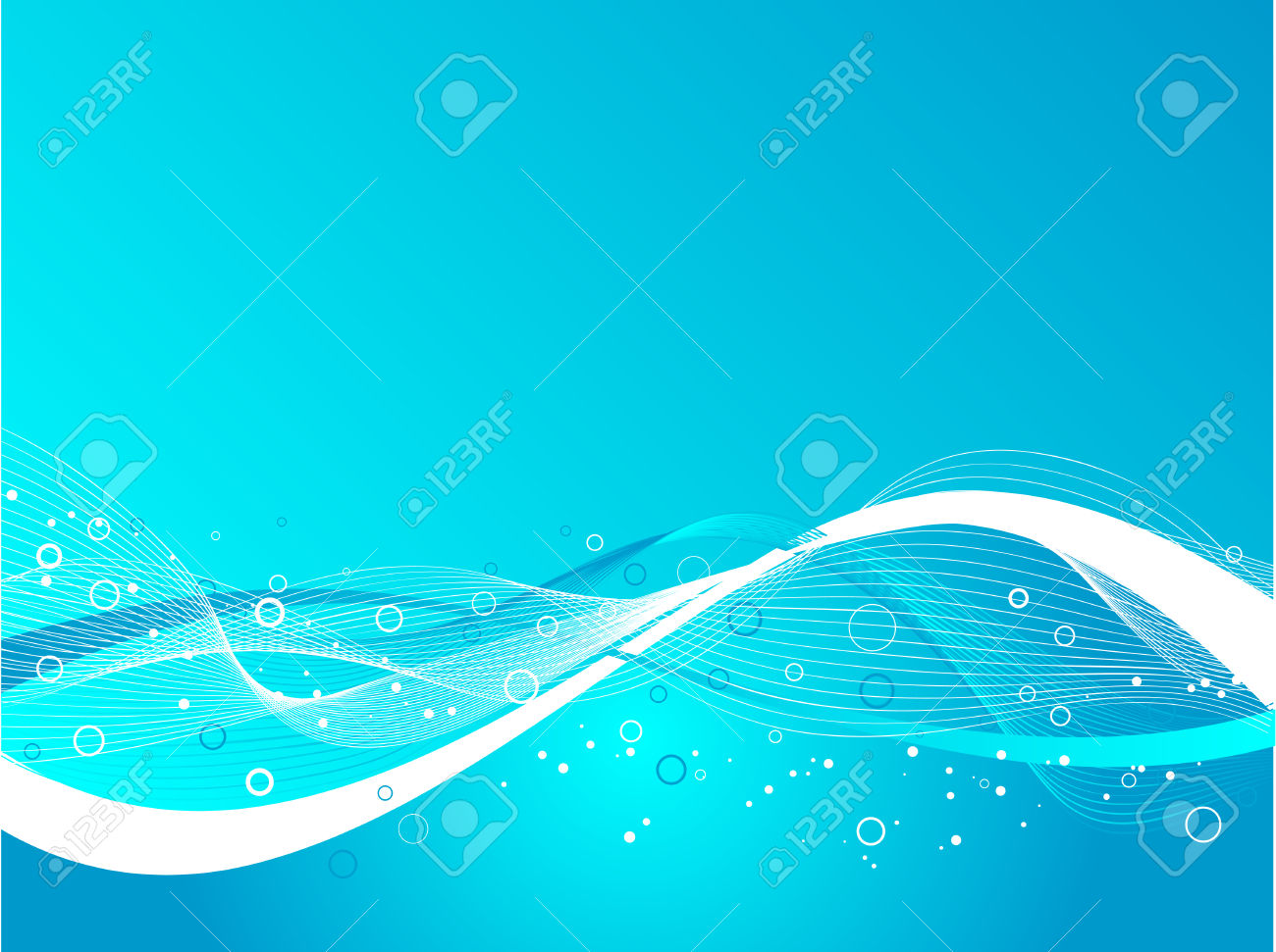 Abstract Background With An Aquatic Theme Royalty Free Cliparts.