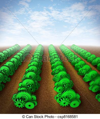 Agricultural land clipart.