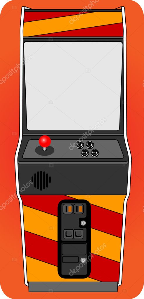 Clipart: arcade machine.