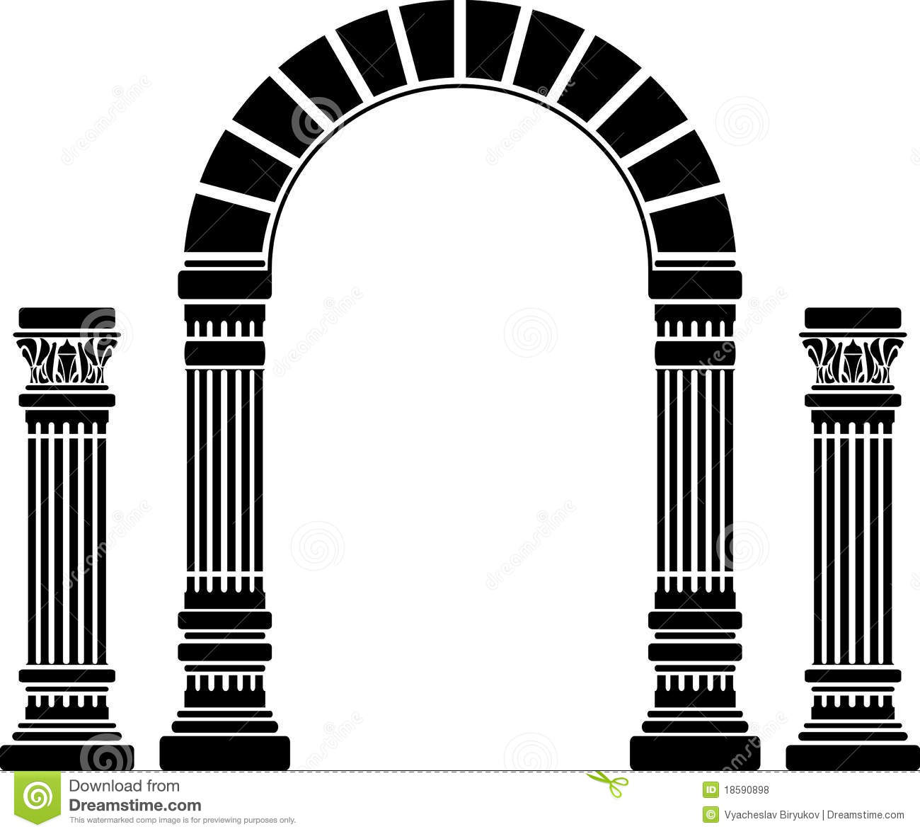 Arch clipart.