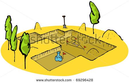 Dinosaur Dig Clipart.