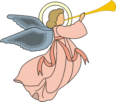 Free religious archangel gabriel christmas clipart.