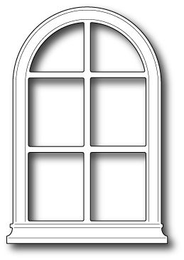 Arched window clipart.