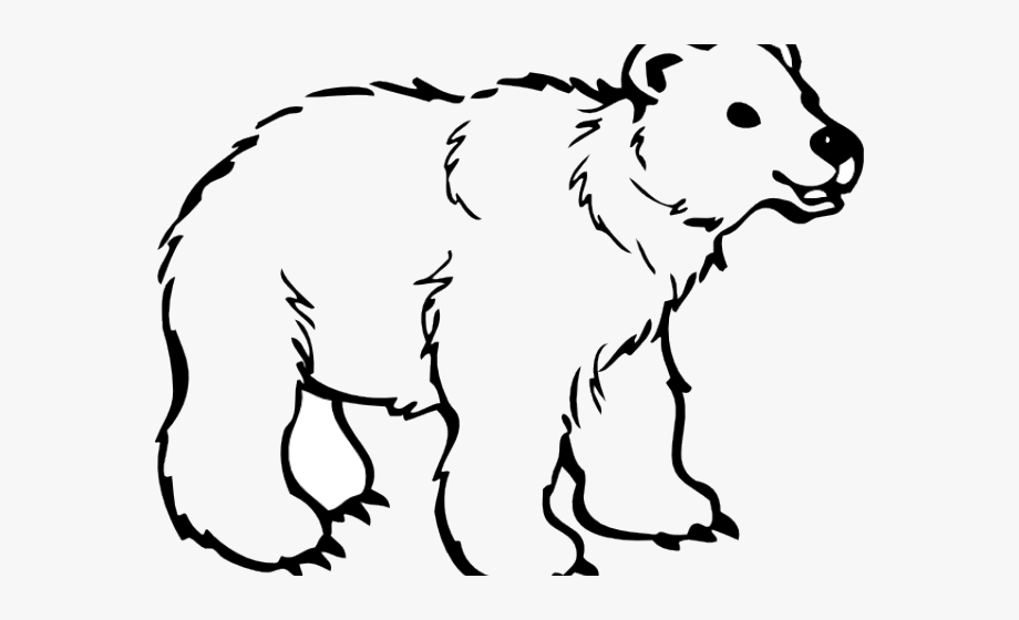 Polar Bear Clipart Logo.