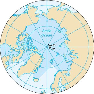 Arctic ocean clipart.