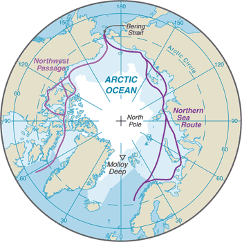Arctic ocean clipart.