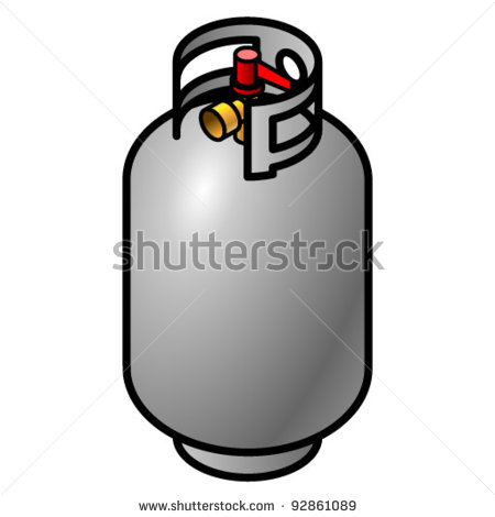 Gas Cylinder Clipart.