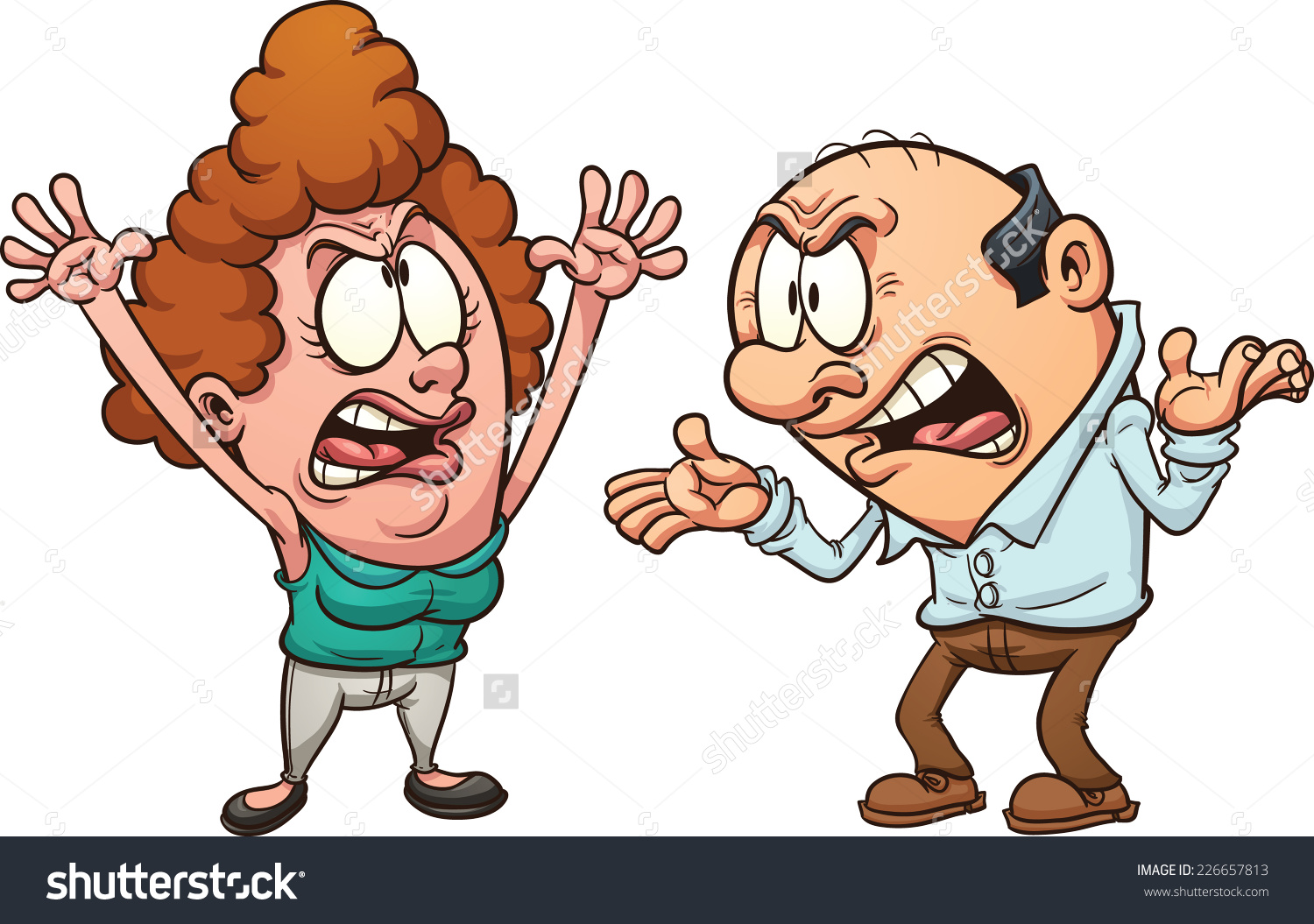 Clipart People Arguing.