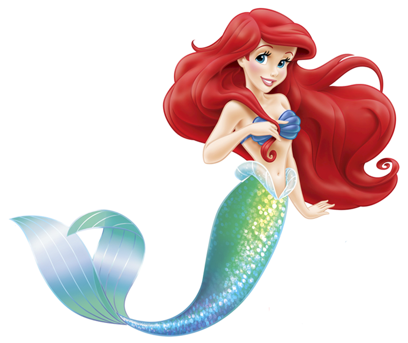 Little Mermaid Ariel PNG Clipart Image.