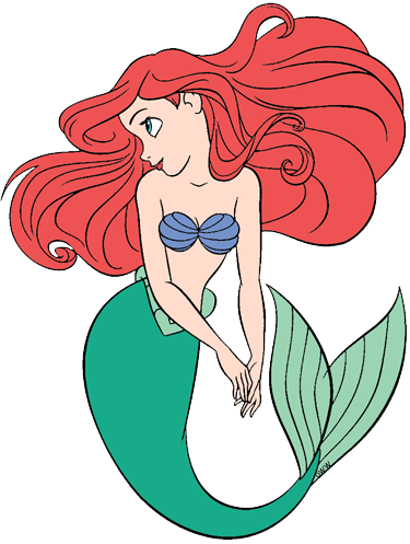 Mermaid Ariel Clip Art.