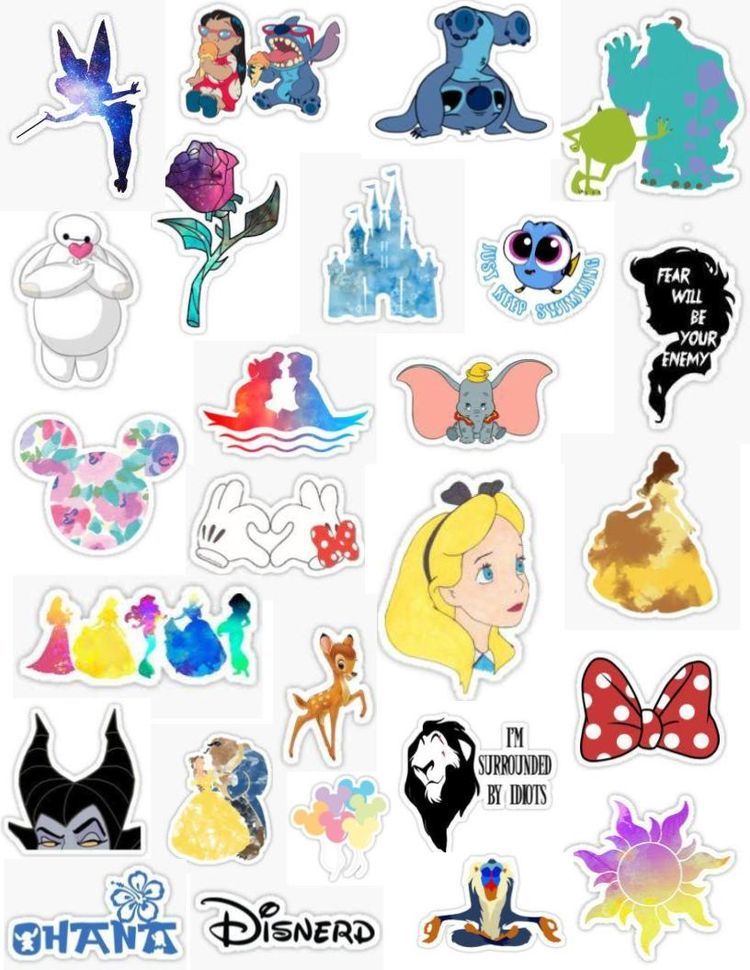 Walt Disney sticker pack tumblr stickers aesthetic tinker.