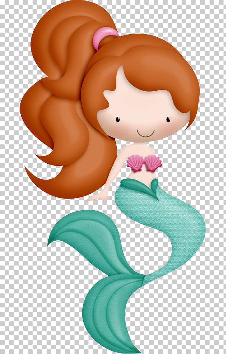 Ariel Mermaid , Long hair mermaid, mermaid illustration PNG.