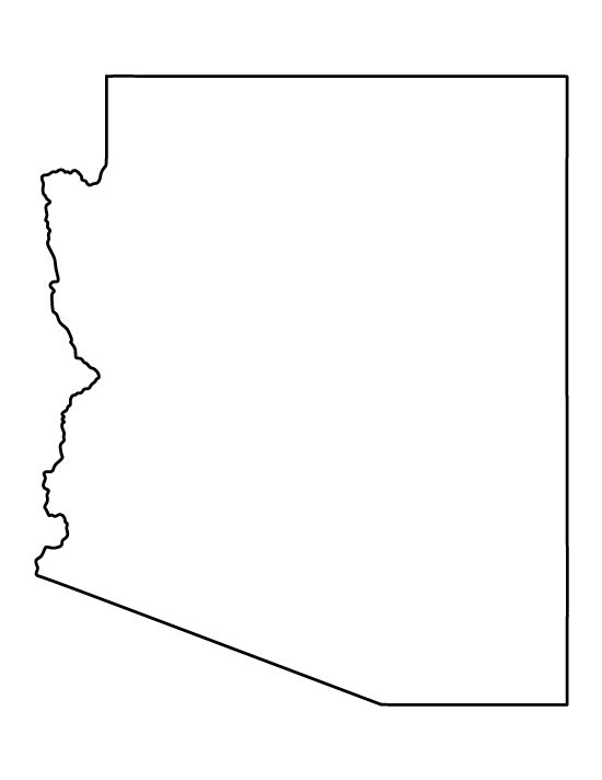 Arizona Clipart Outline 20 Free Cliparts Download Images On 