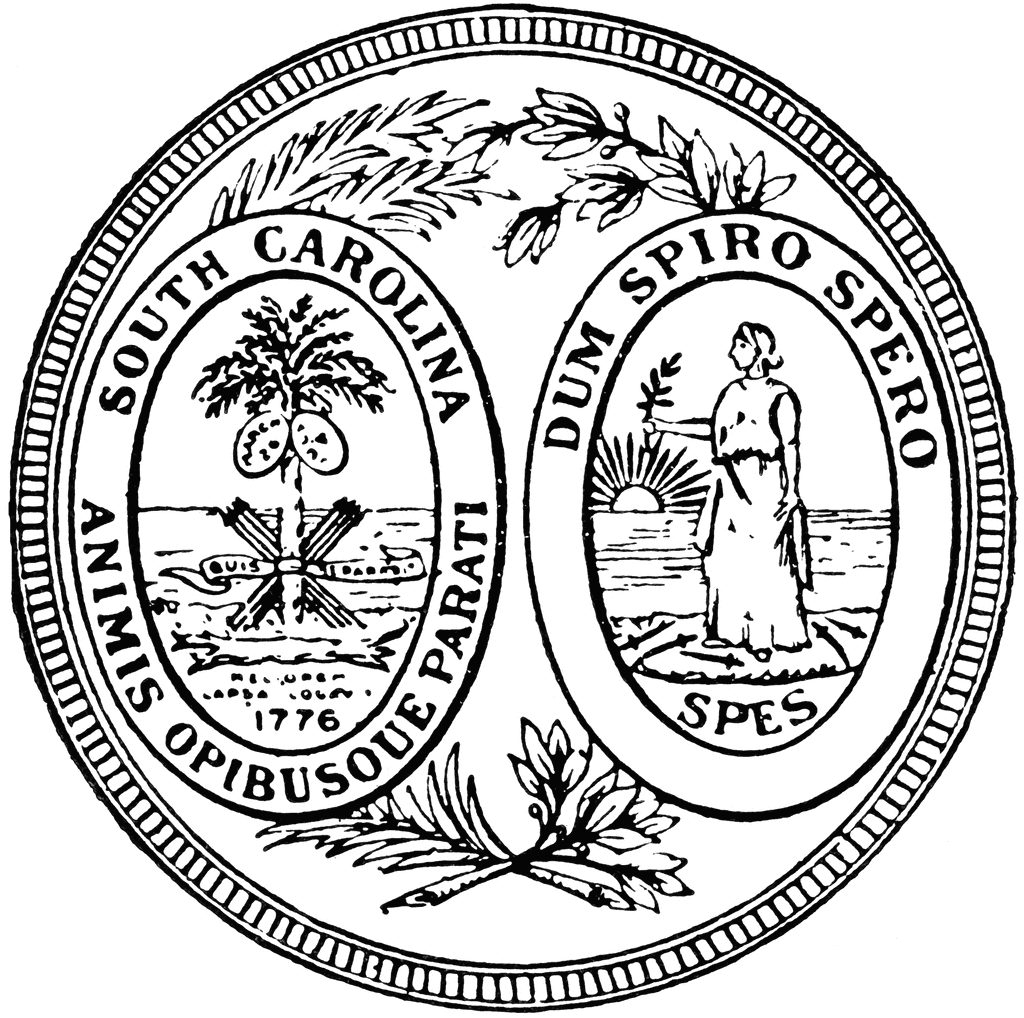 Seal of South Carolina.