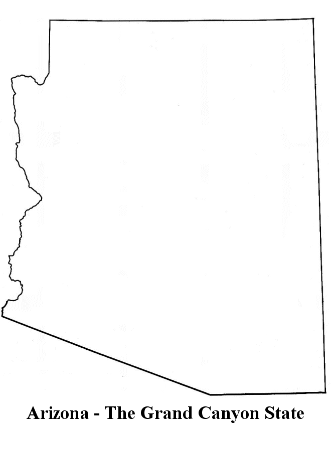 Arizona clipart outline.