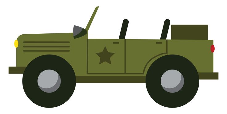 Military vehicles clipart.