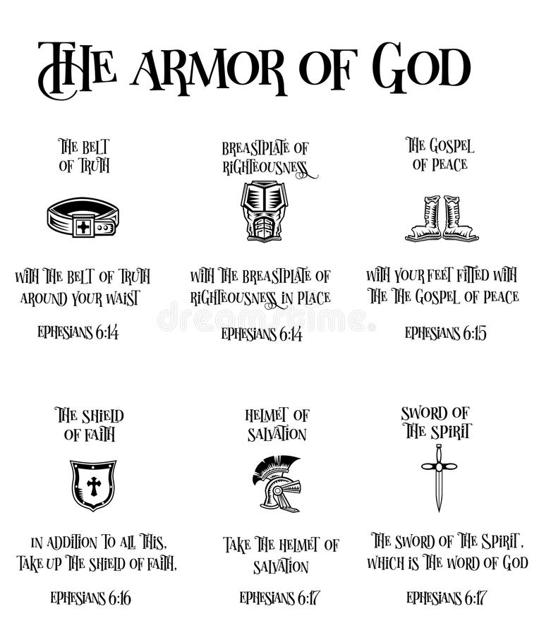 Armor God Stock Illustrations.