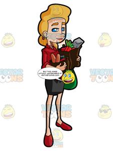 Arms around grocery sack clipart clipart images gallery for.