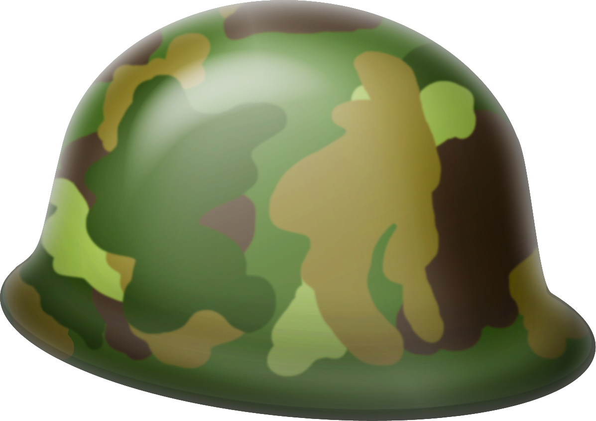Cartoon Army Helmet - Army Military