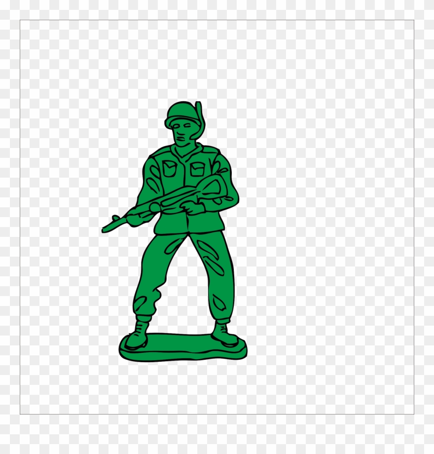 Toy Soldier Clip Art.