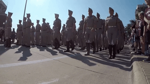 Marching GIFs.