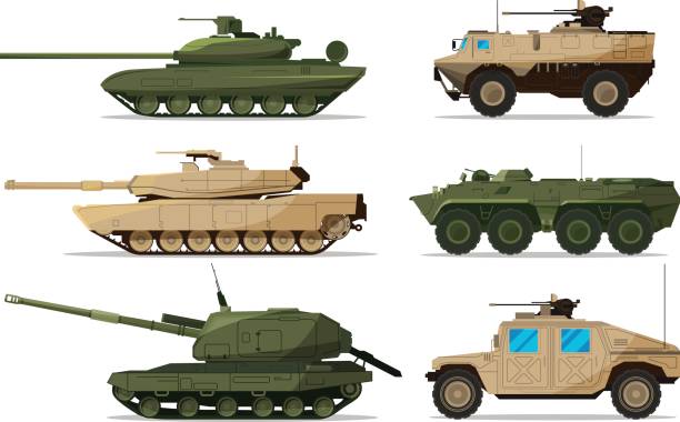 Best Army Tank Illustrations, Royalty.