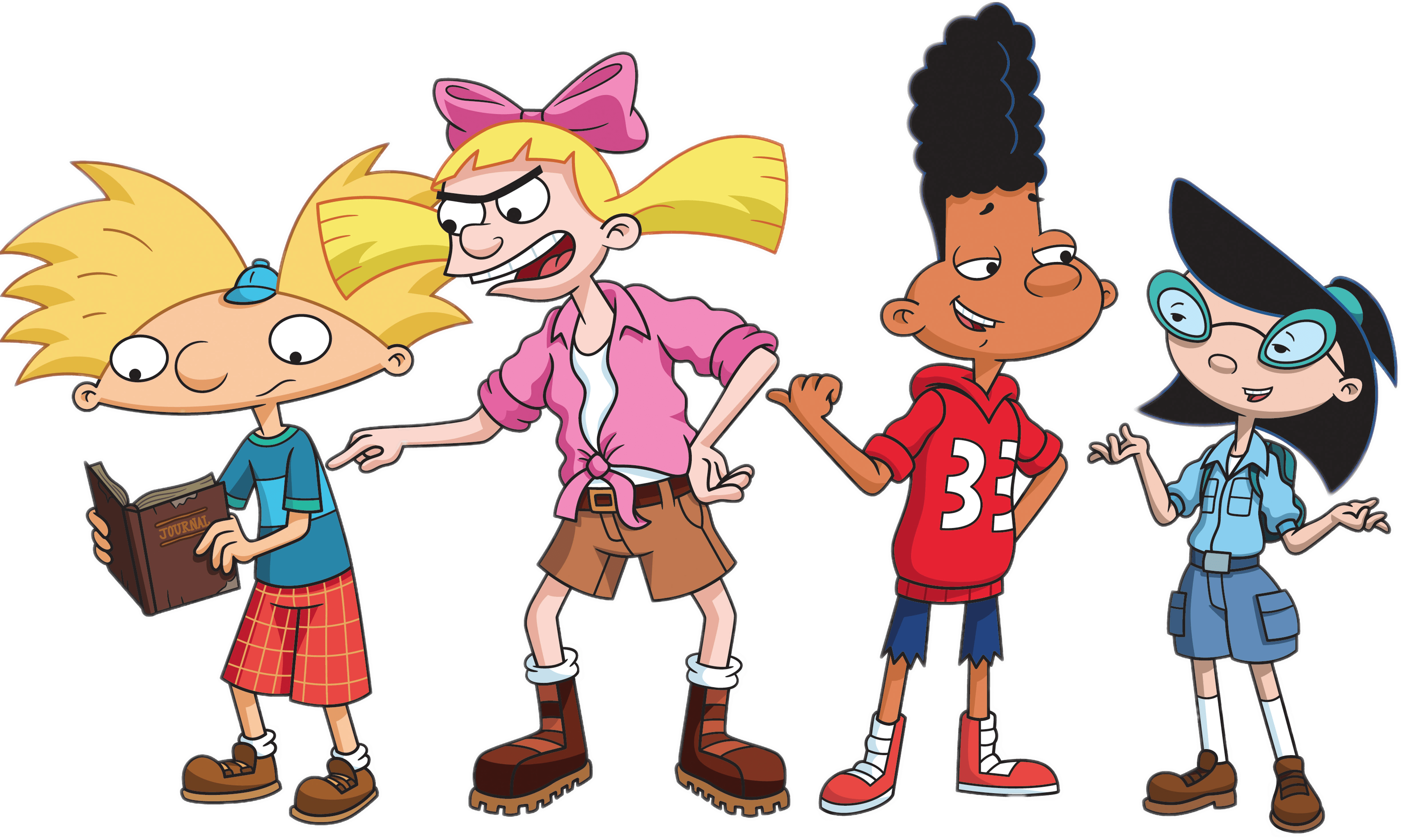 Hey Arnold Characters transparent PNG.