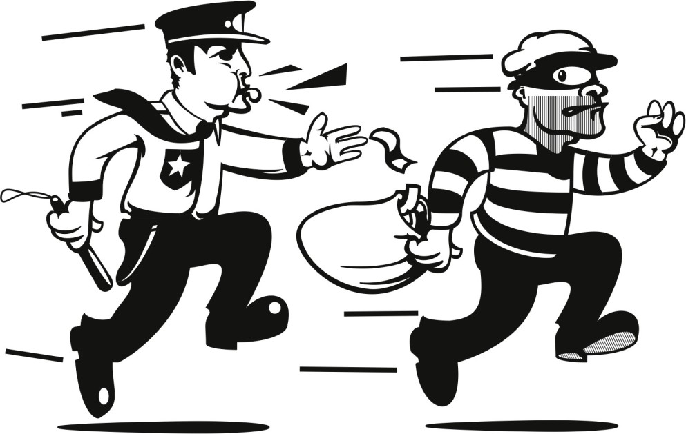 Police Arresting Someone Clipart.