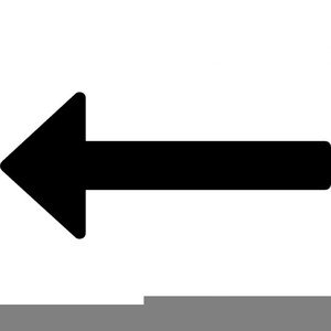 Clipart Black Arrow Pointing Left.