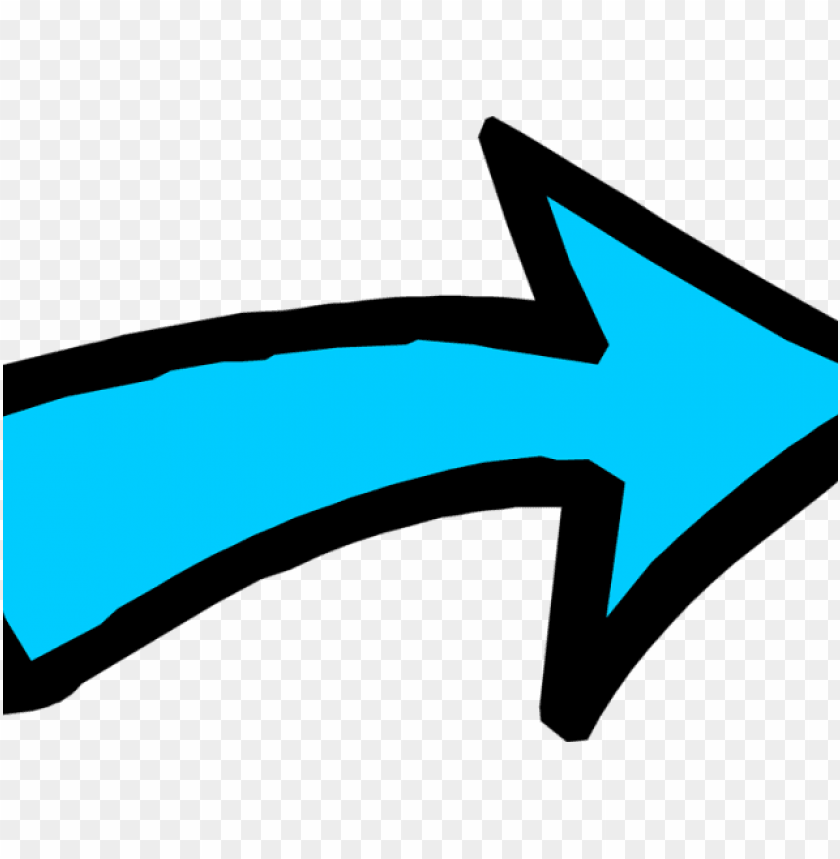 funky clipart curved arrow.