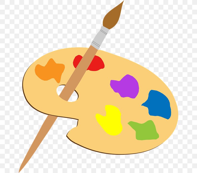 Paint Brushes Palette Clip Art Painting, PNG, 720x720px.