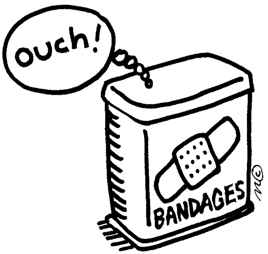 bandages.