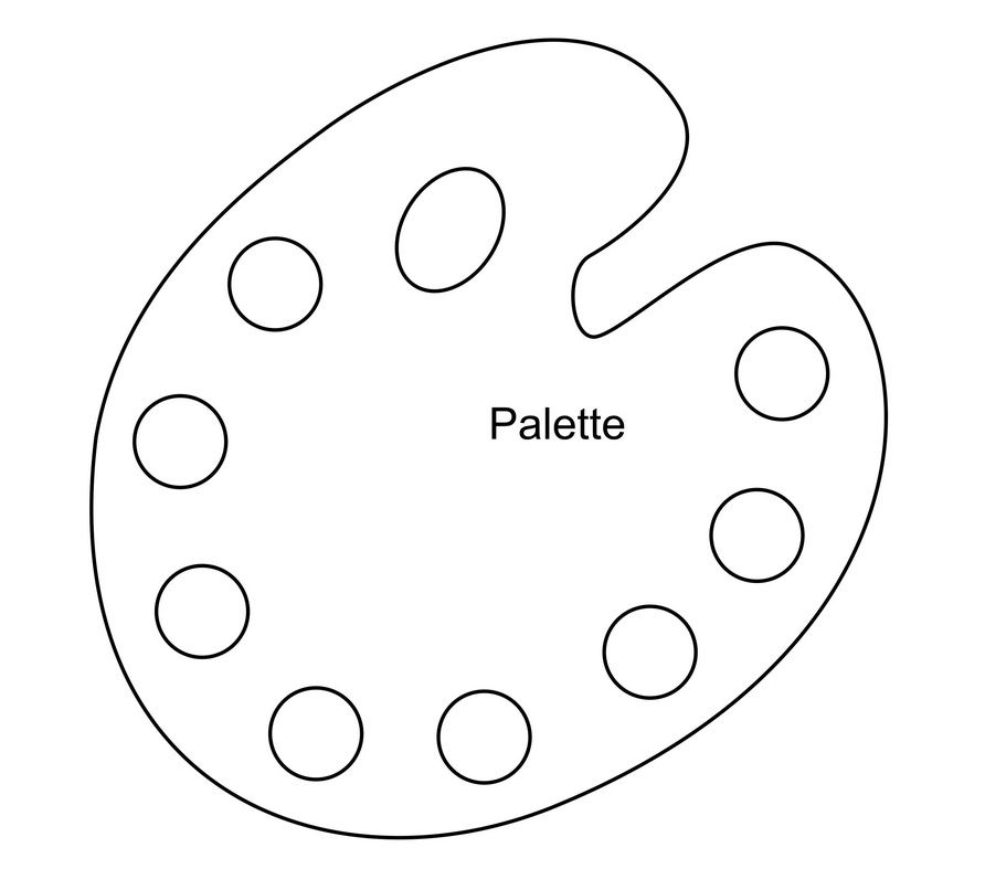 Wood Palette Template Printable Free